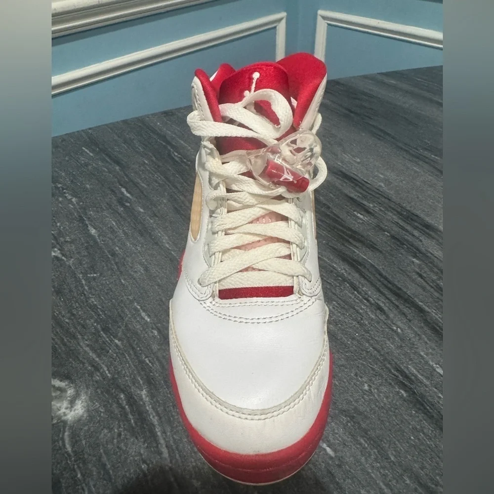 Jordan Kids Sneakers White and Red